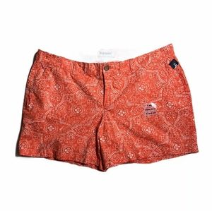Old Navy Orange Floral Shorts